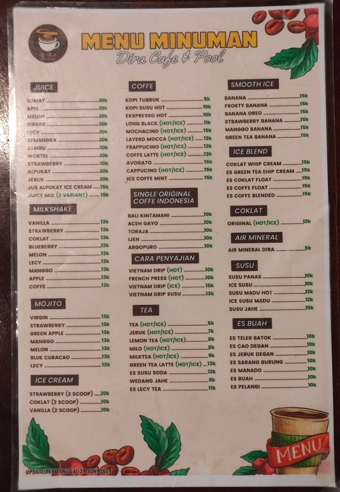 Gambar Kuliner Dira Cafe and Pool